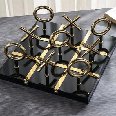 Timeless Tic Tac Toe Set Black