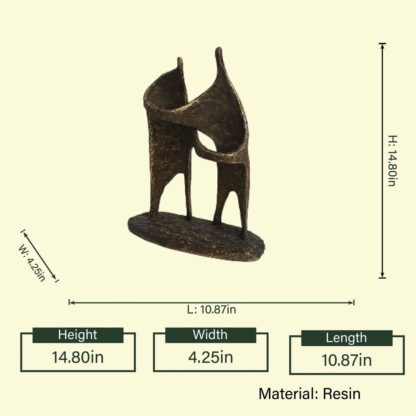 Connected Forms dimension spec sheet
