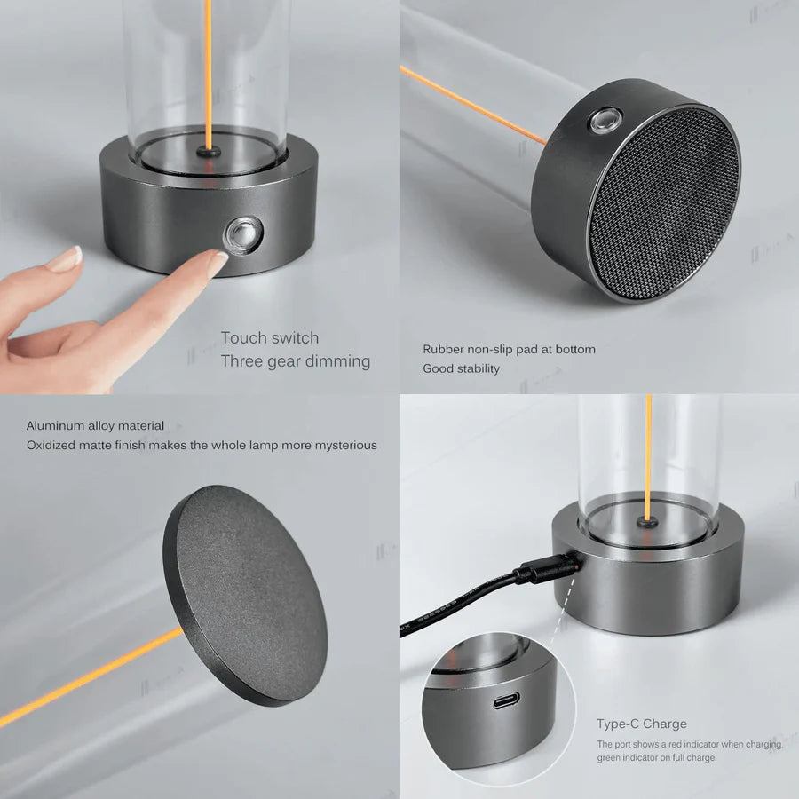 Golden Spiral Table Lamp