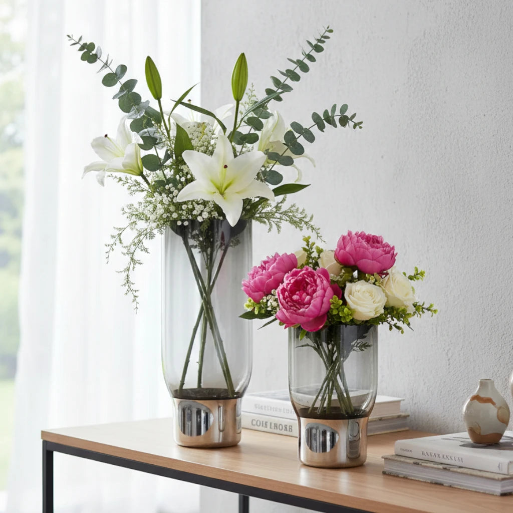 Modern Grey Elegance Vase