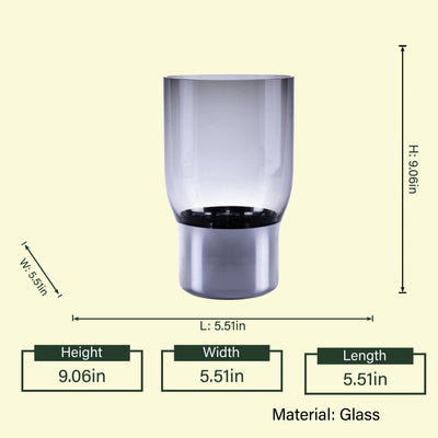 Shadow Grey Designer Vase