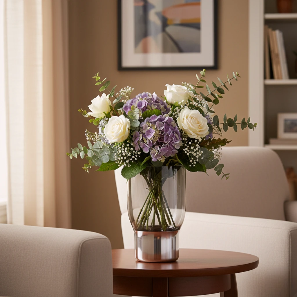 Shadow Grey Designer Vase