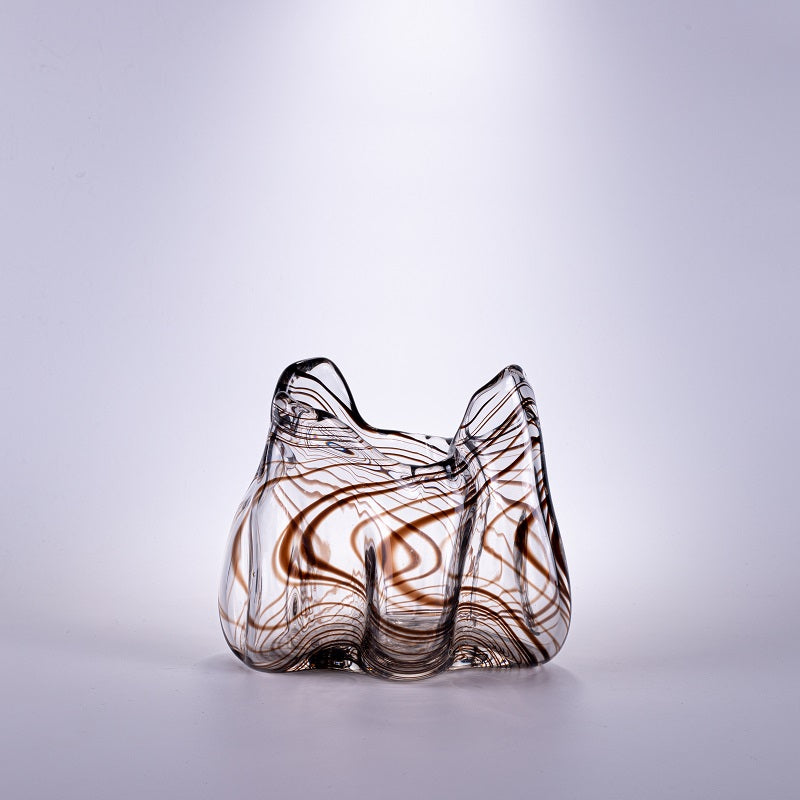Ethereal Flow Handblown Glass Masterpiece