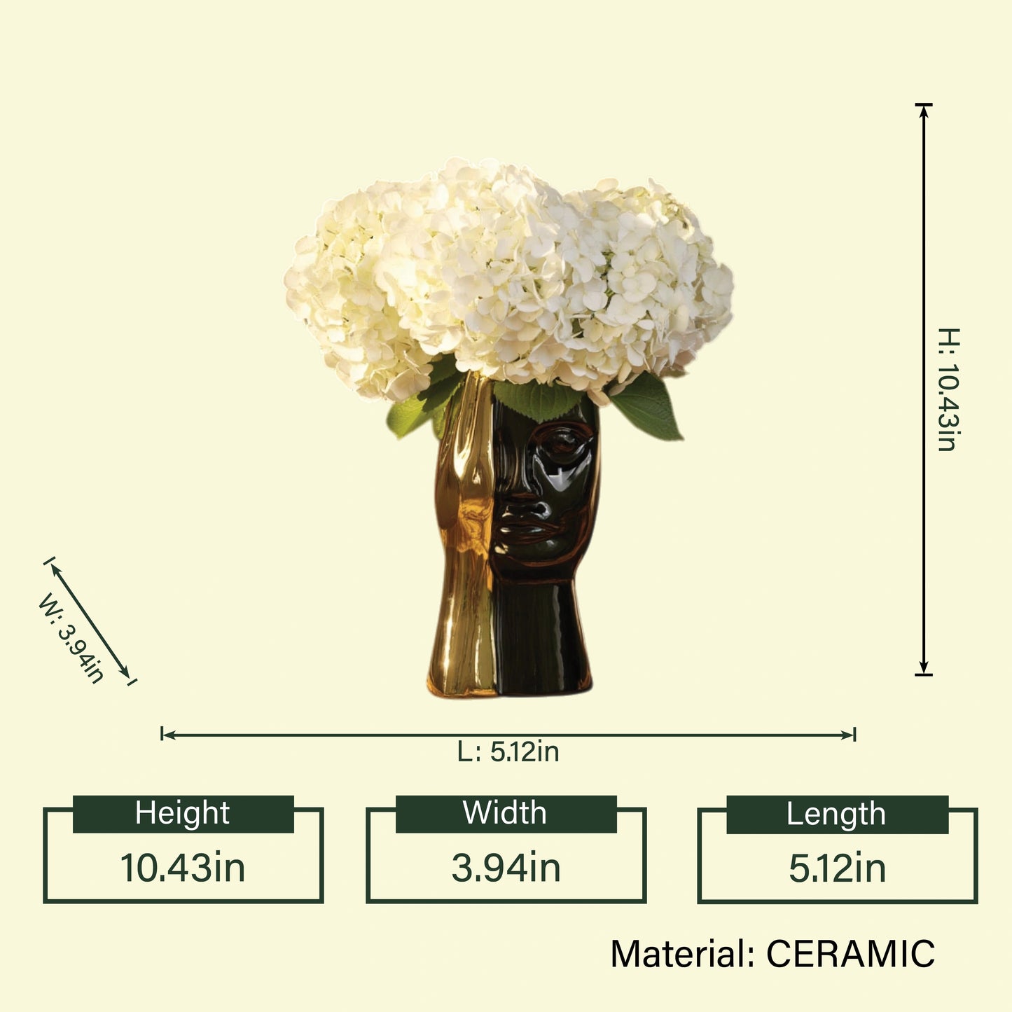 Muse Bloom Vase - Black