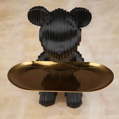 Black Ripple Bear Tray