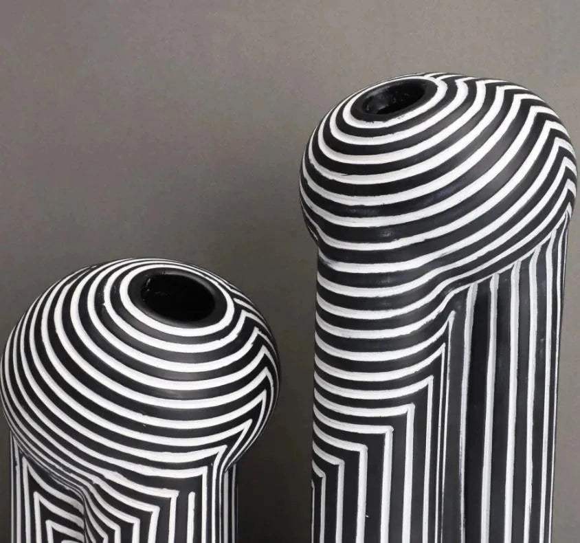 Ethereal Ascent Abstract Resin Vase