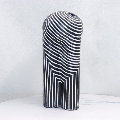 Ethereal Ascent Abstract Resin Vase