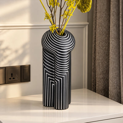 Ethereal Ascent Abstract Resin Vase