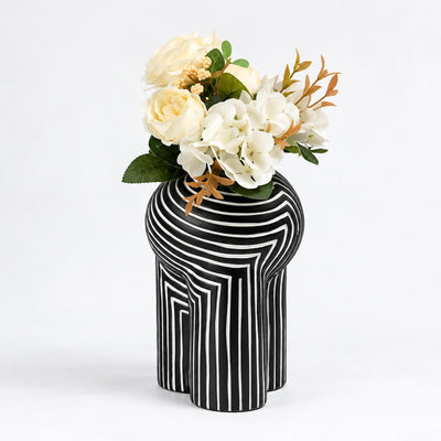 Harmonic Form Abstract Resin Vase