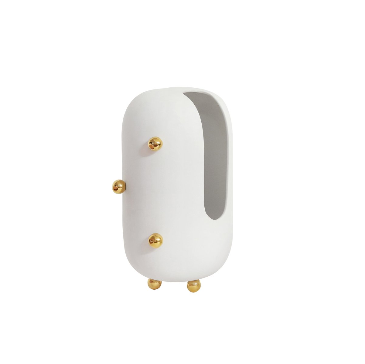 Sculpted Serenity Abstract Resin Decor