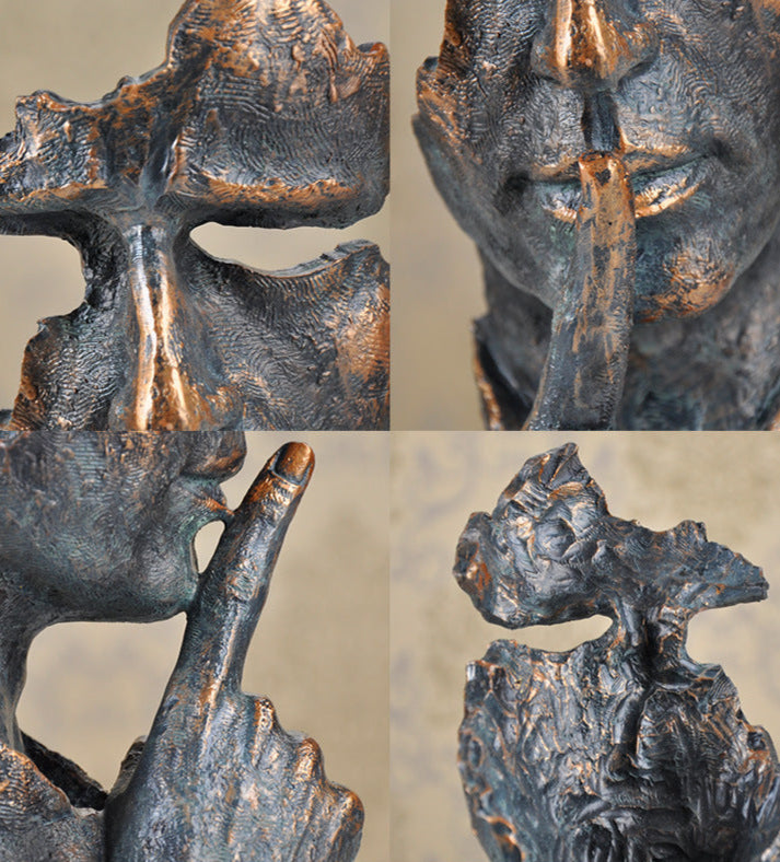 Silent Whispers Resin Sculpture