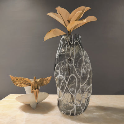 Celestial Drift Freeform Glass Vase - Big