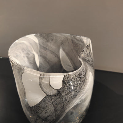 Mist Veil Handblown Glass Vase