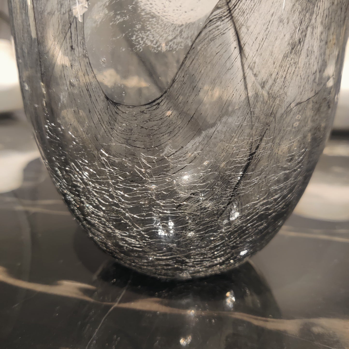 Mist Veil Handblown Glass Vase