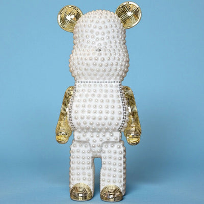 Pearl Luxe Bear Figurine