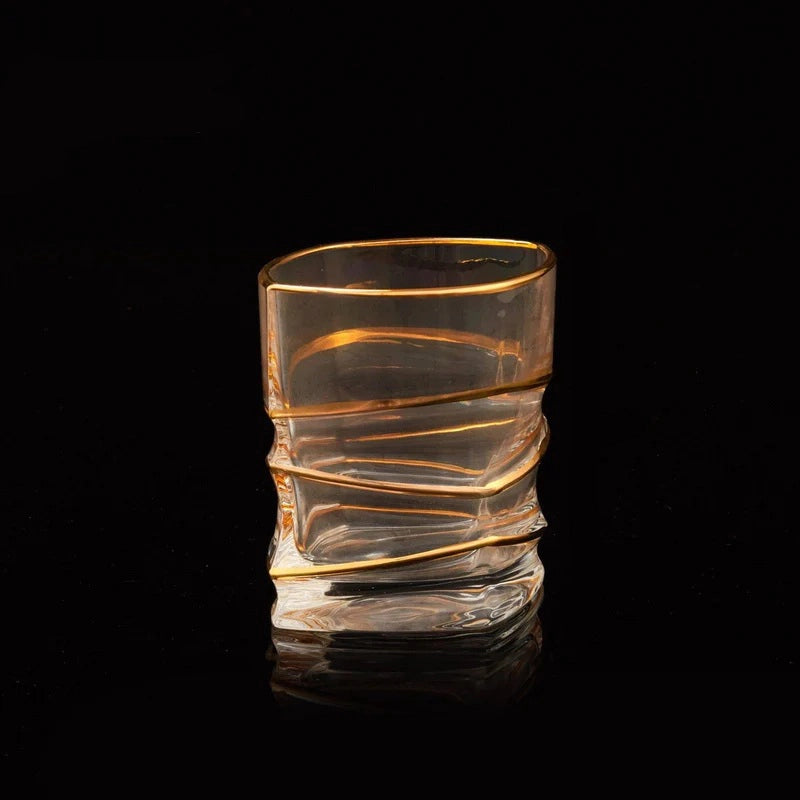 Golden Majesty Whiskey Glass - Set of 4