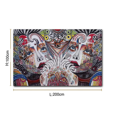 Vibrant Muse: Dual Reflection