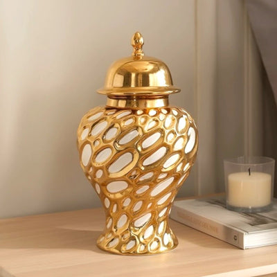 Gilded Form Jar