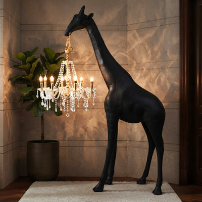 Giraffe Chandelier Floor Lamp - Large
