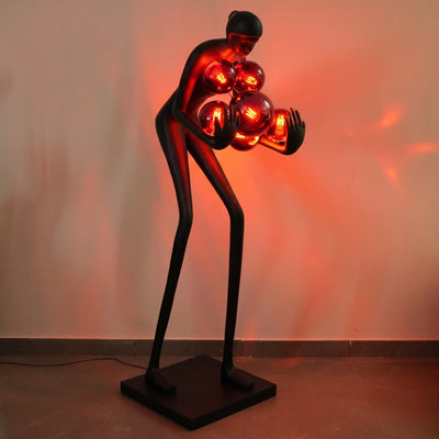 Glow Human Sculpture Floor Lamp