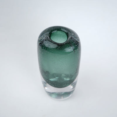 Green Glass Vase