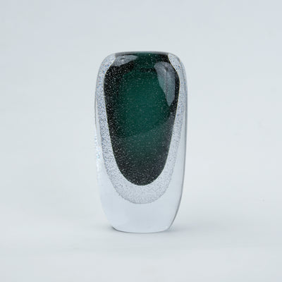 Green Glass Vase