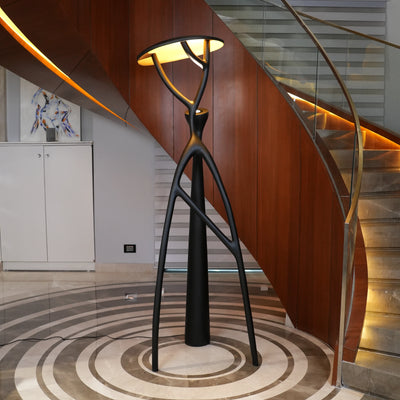 Intertwined Floor Sculpture Lamp