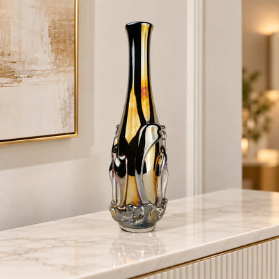 Iridescent Glass Vase