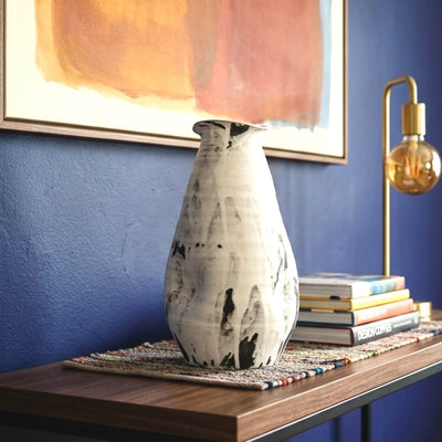 Ivory Ash Ceramic Vase