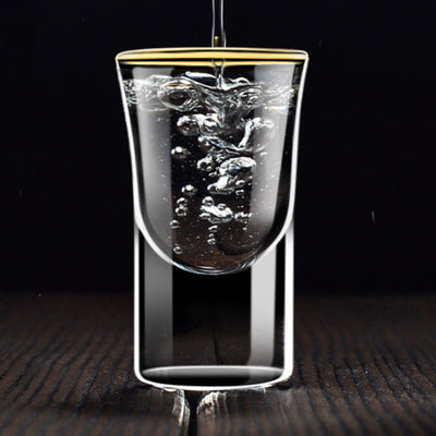 Gold Rim Luxe Shot Glass - Set of 6