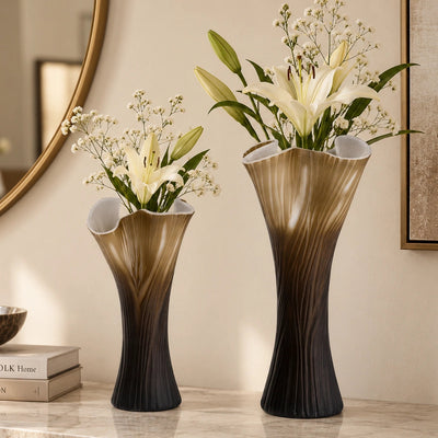 Ombre Flow Glass Vase