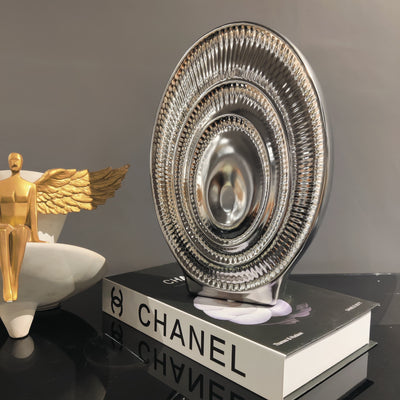 Ripple Oval Vase