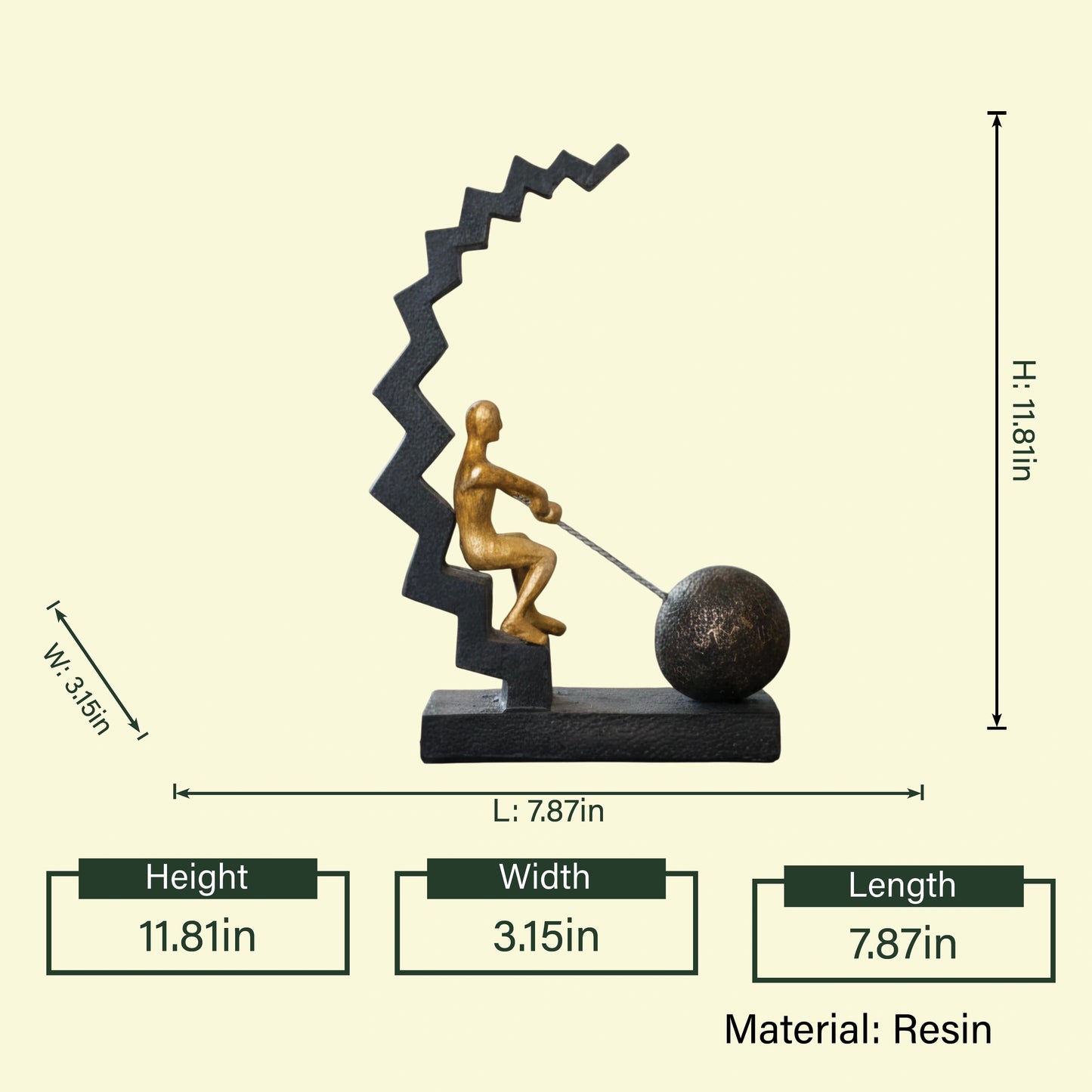 Steps Gold Strive Showpiece