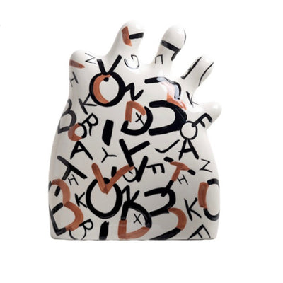 Alphabet Exotic Decor - White