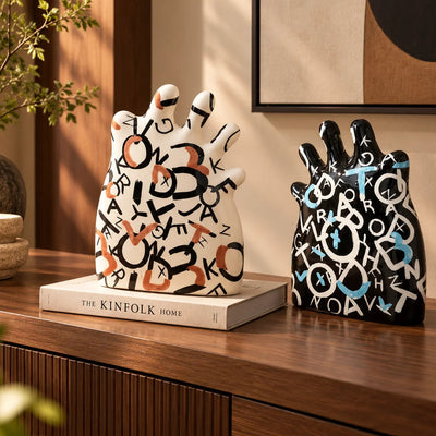 Alphabet Exotic Decor - Black