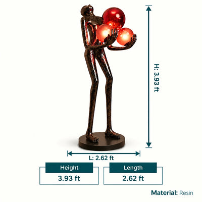 Trinity Orb Sculptural Floor Lamp