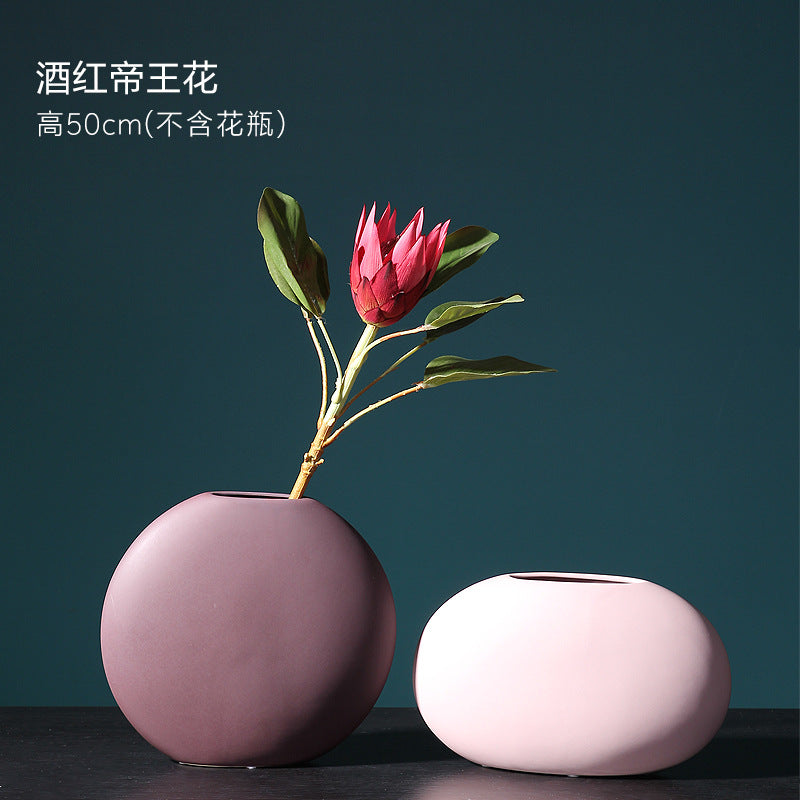 Luminous Stone Vases