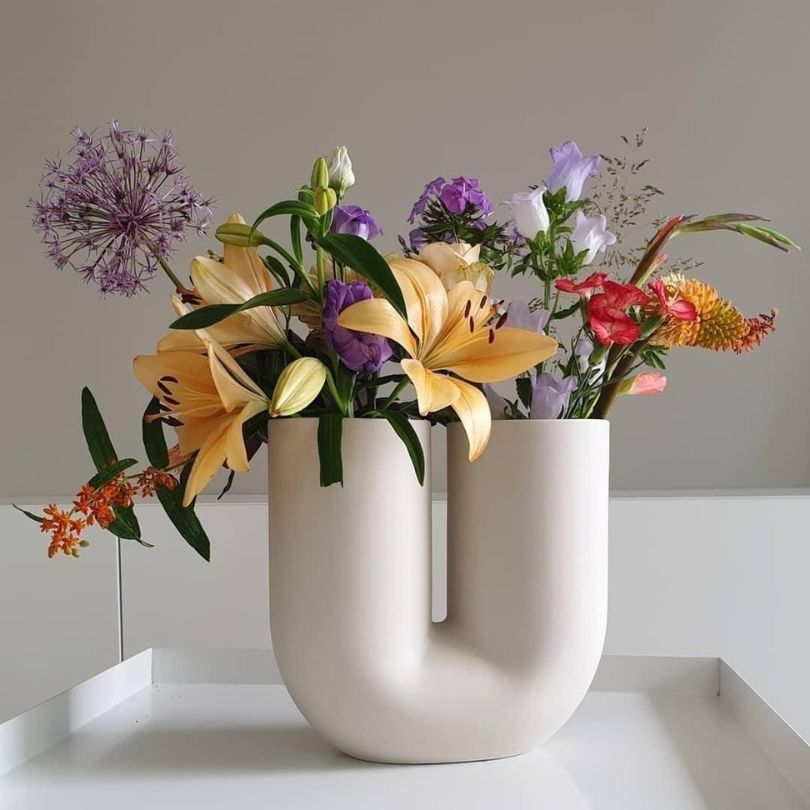 Uvia Dual Bloom Vase - Luxury Home Decor