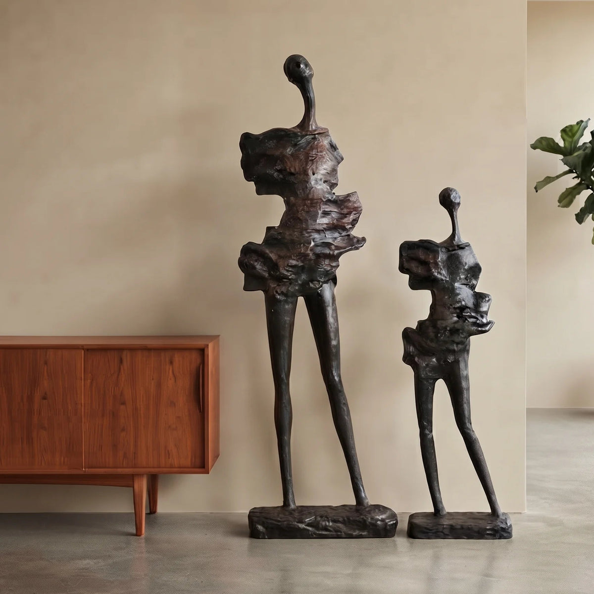 Abstract Human Floor Sculpture