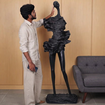 Abstract Human Floor Sculpture
