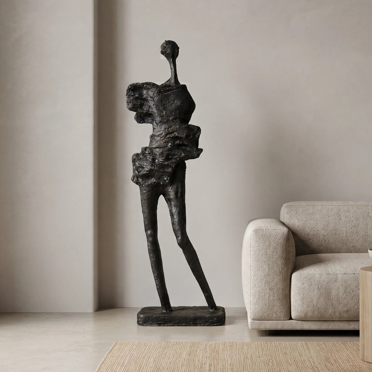 Abstract Human Floor Sculpture