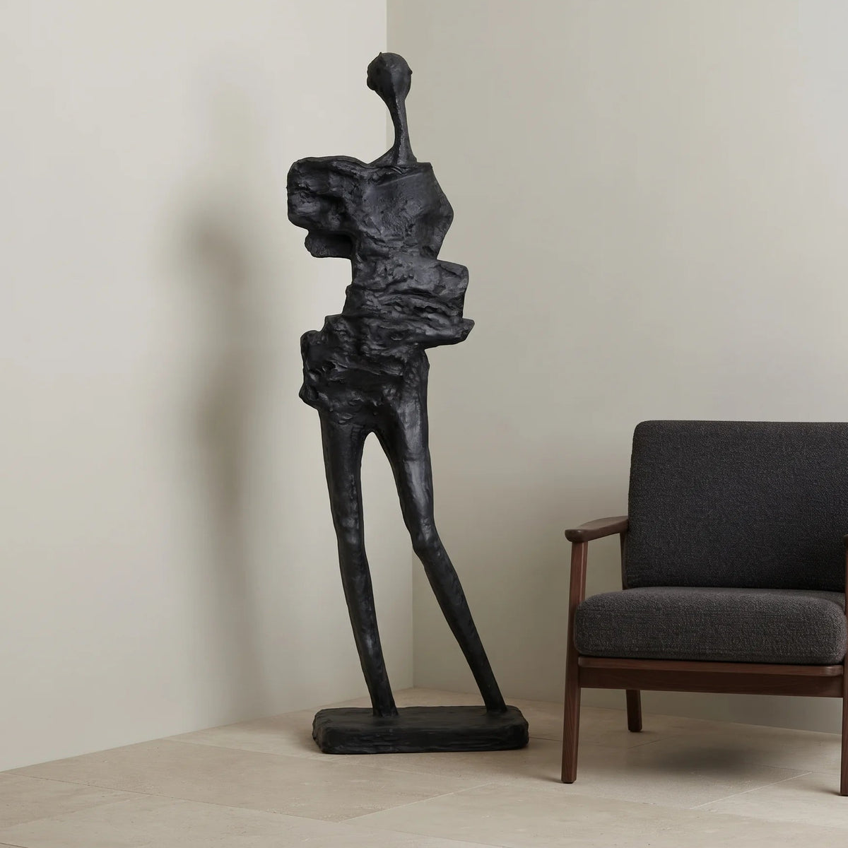 Abstract Human Floor Sculpture