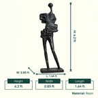 arge human form sculpture modern artistic decor piece