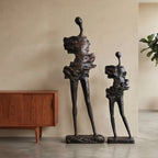 arge human form sculpture modern artistic decor piece