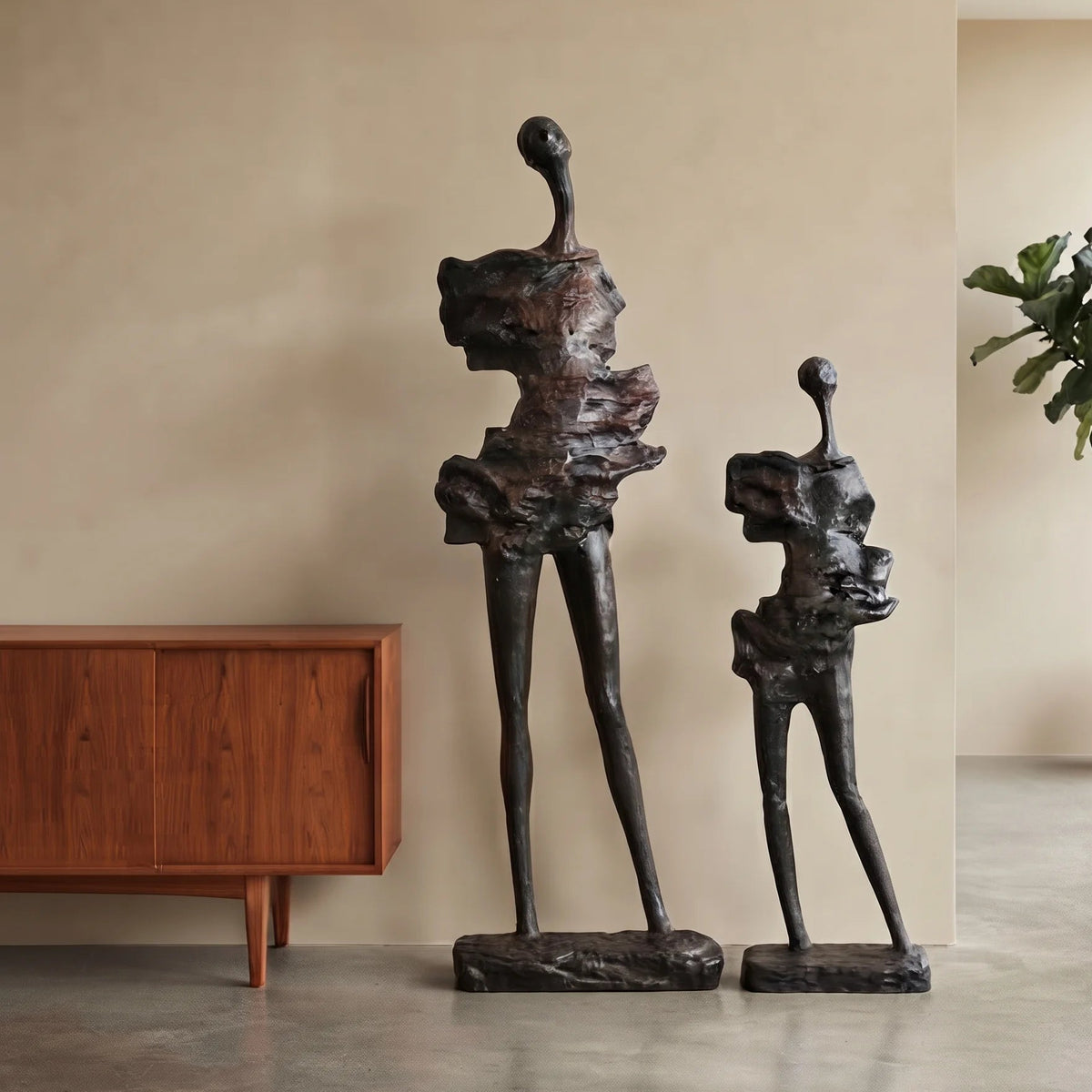 arge human form sculpture modern artistic decor piece
