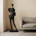 arge human form sculpture modern artistic decor piece