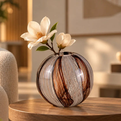 Radiant orb vase spec, 7.87in cube