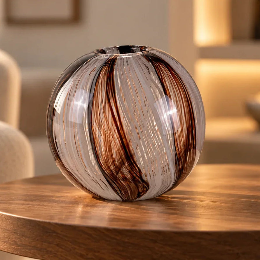 Radiant orb vase spec, 7.87in cube