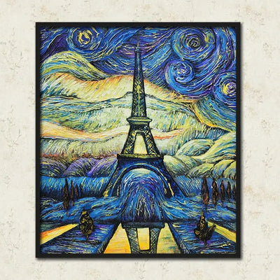 Paris Starlight Canvas Painting