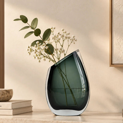 Aurora Tilted Glass Vase